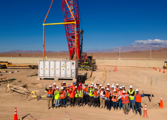 Llegan primeras baterías al proyecto BESS Diego de Almagro Sur de Colbún