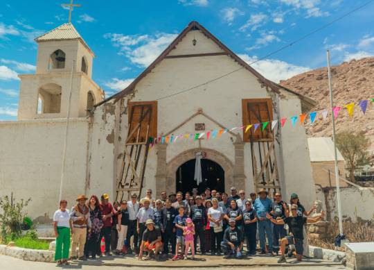 Municipalidad de Camarones, Fundación Altiplano y Colbún, inician obras de conservación de la iglesia de Codpa